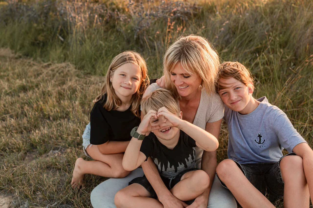 Family photo session on Mt Emu Sunshine Coast