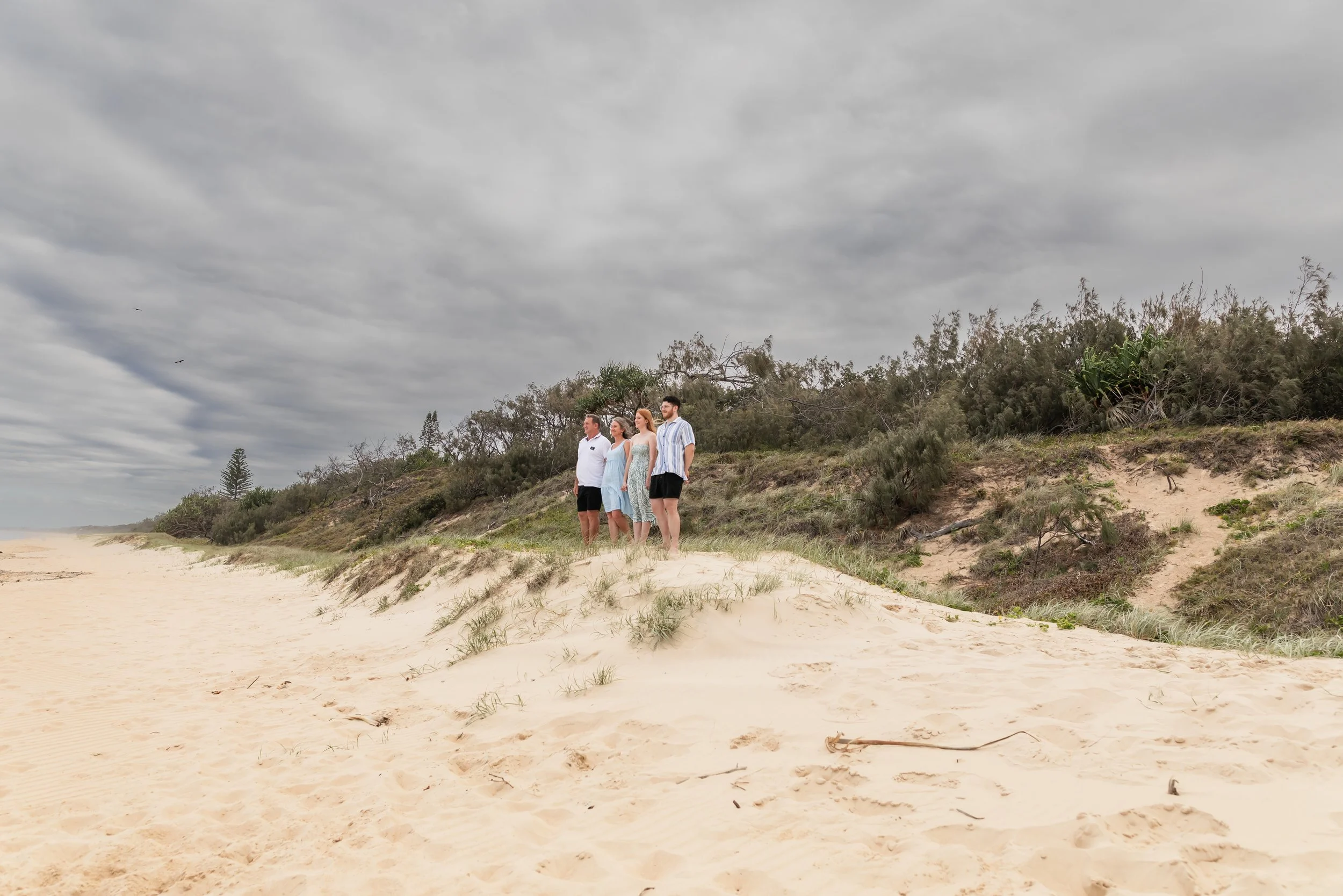 "Family memories captured at Coolum Beach"