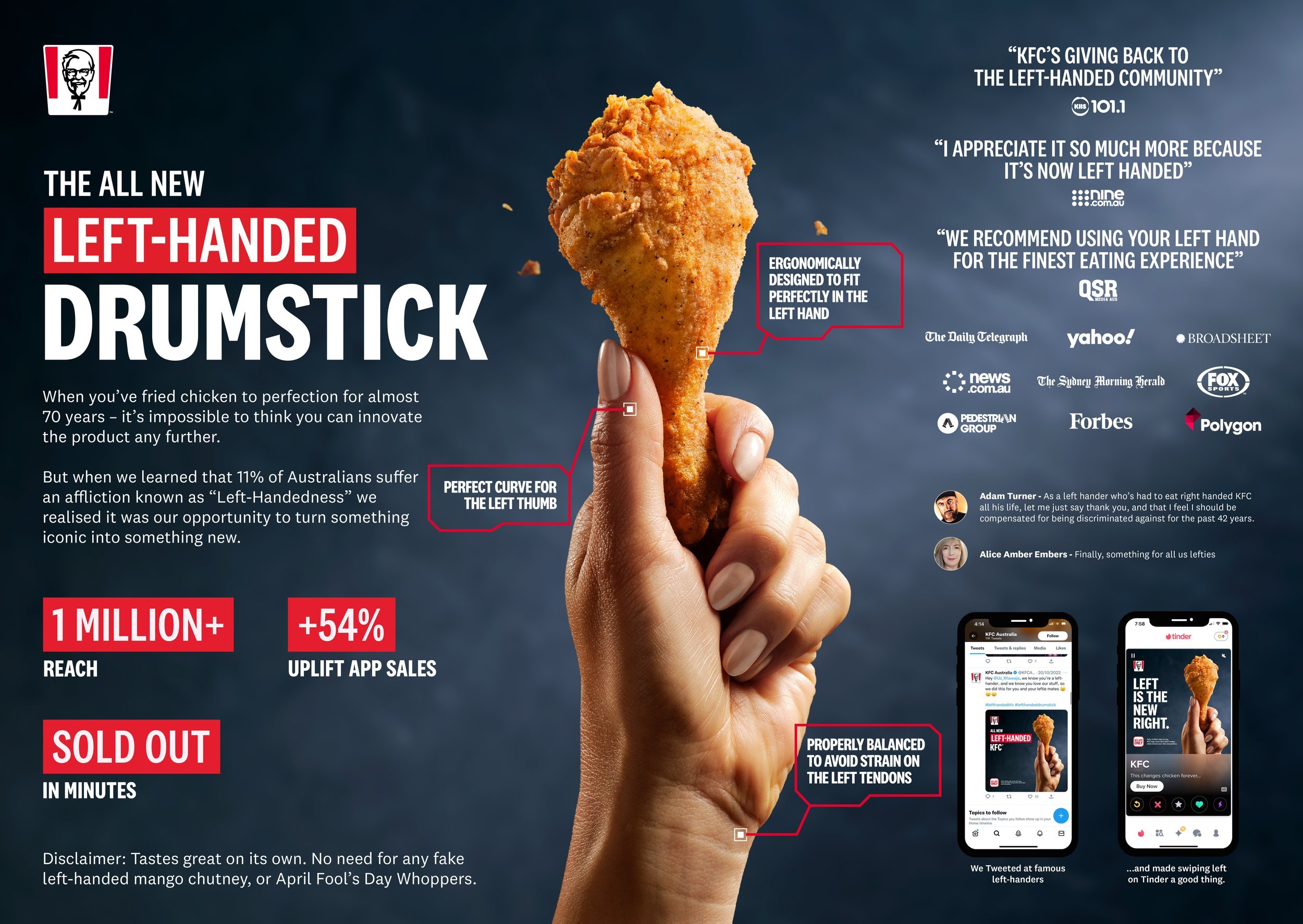 LeftHanded Drumstick KFC — Madeleine BatkinWalkerden