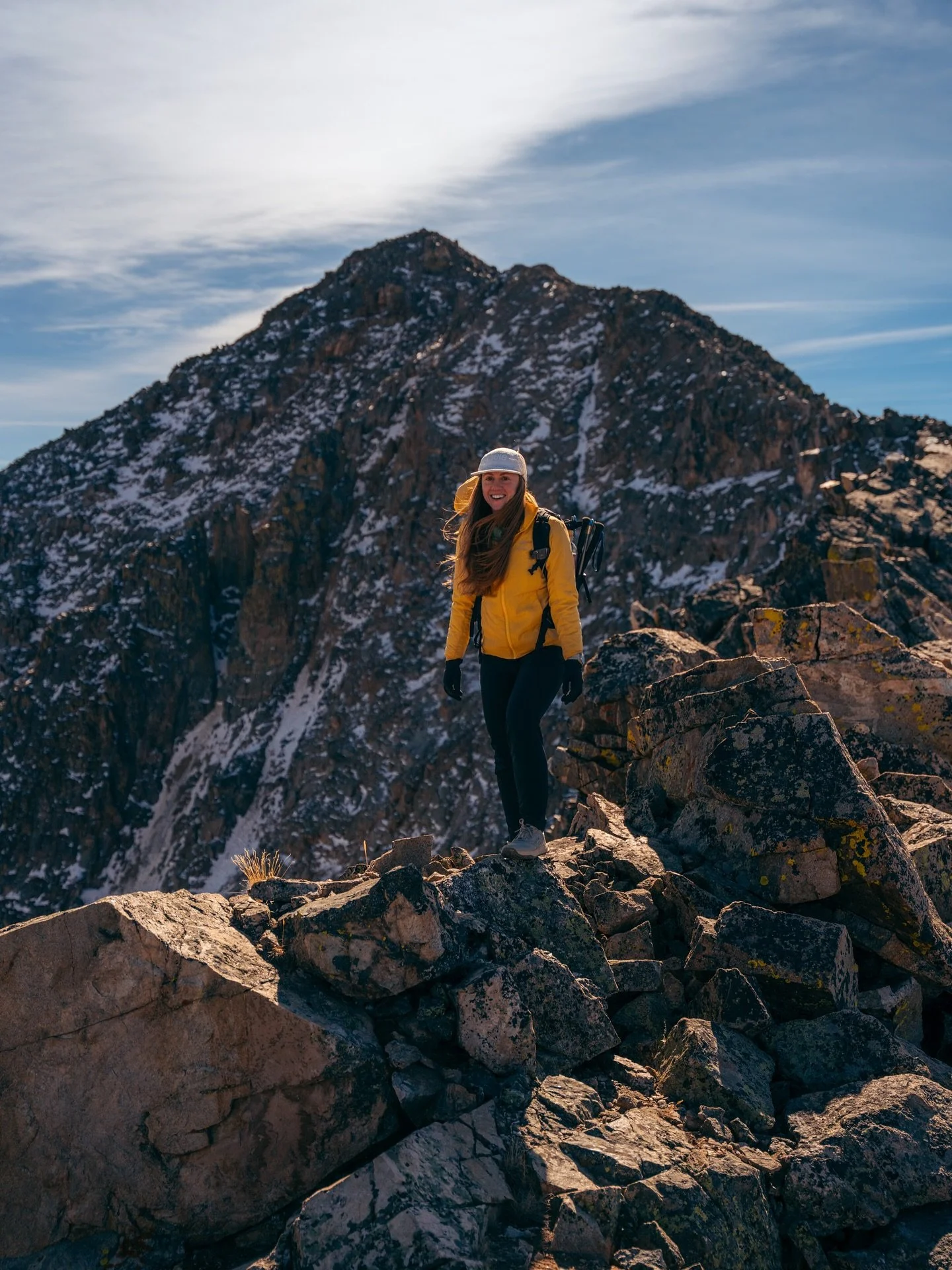 I&rsquo;d been craving one last high alpine adventure before everything gets buried in snow ❄️

We lucked out with good weather for mid-November, so we sent it. The whole mountain was ours - blue skies, quiet trails, &amp; very crisp alpine air. We s
