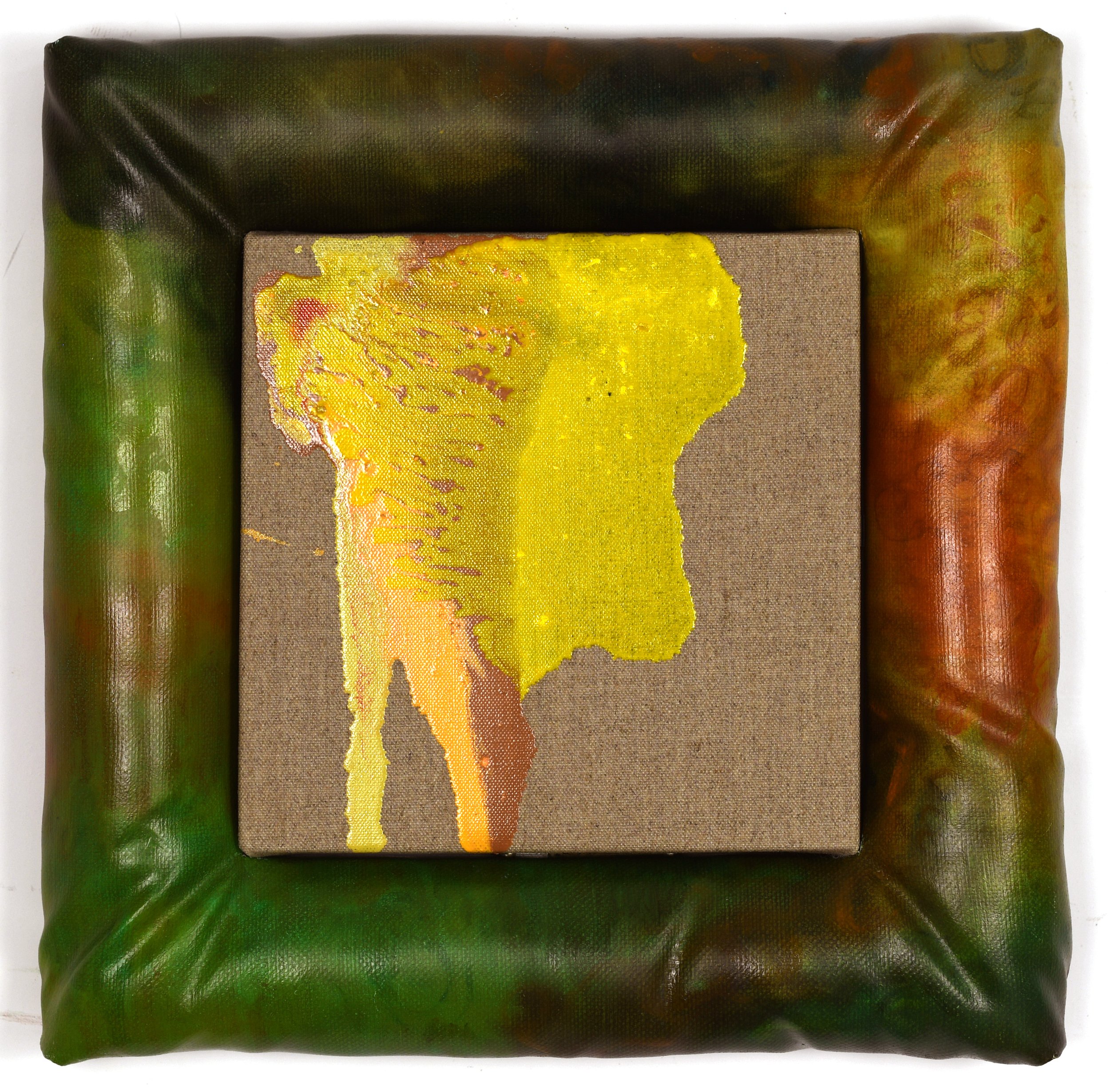 Mannaggiafiore, 2026	
Oil on linen with polyester fill	
36 x 36cm