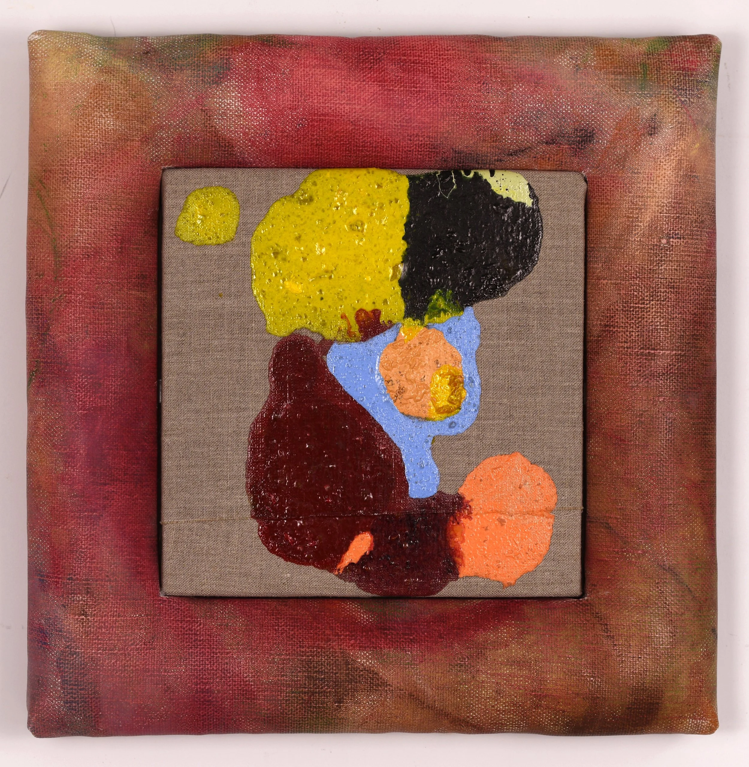 Stronzafiore, 2026	
Oil on linen with polyester fill	
36 x 36cm