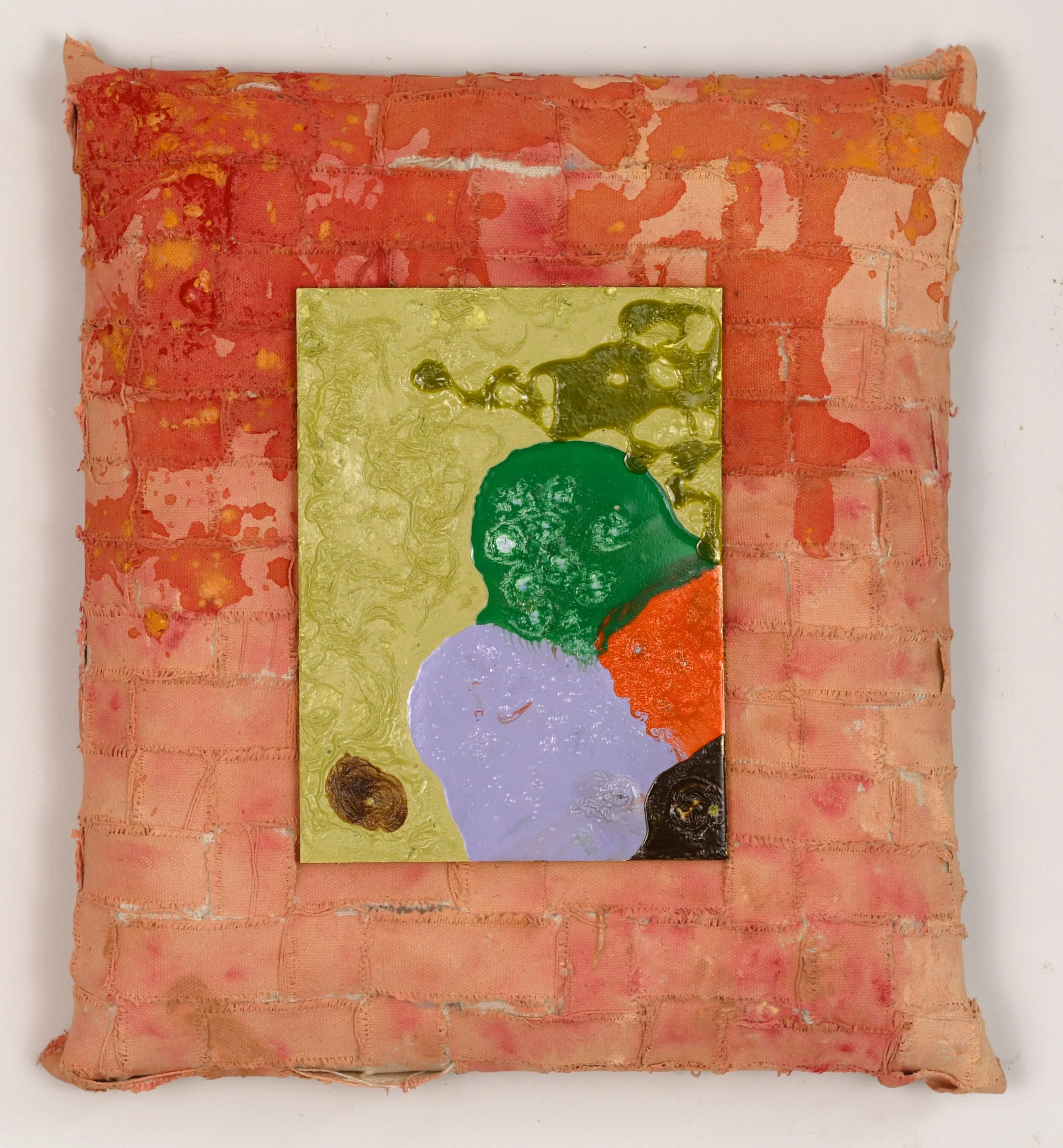 Chemerdefiore, 2026	
Acrylic on cotton, oil on board with polyester fill	
38 x 34cm