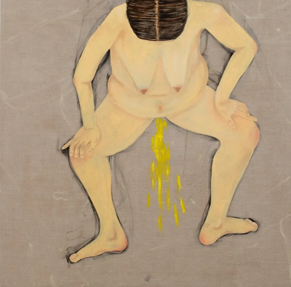 Bed puddles, 2025
Oil and charcoal on linen
120 x 120cm
pic by Hanako Muller
