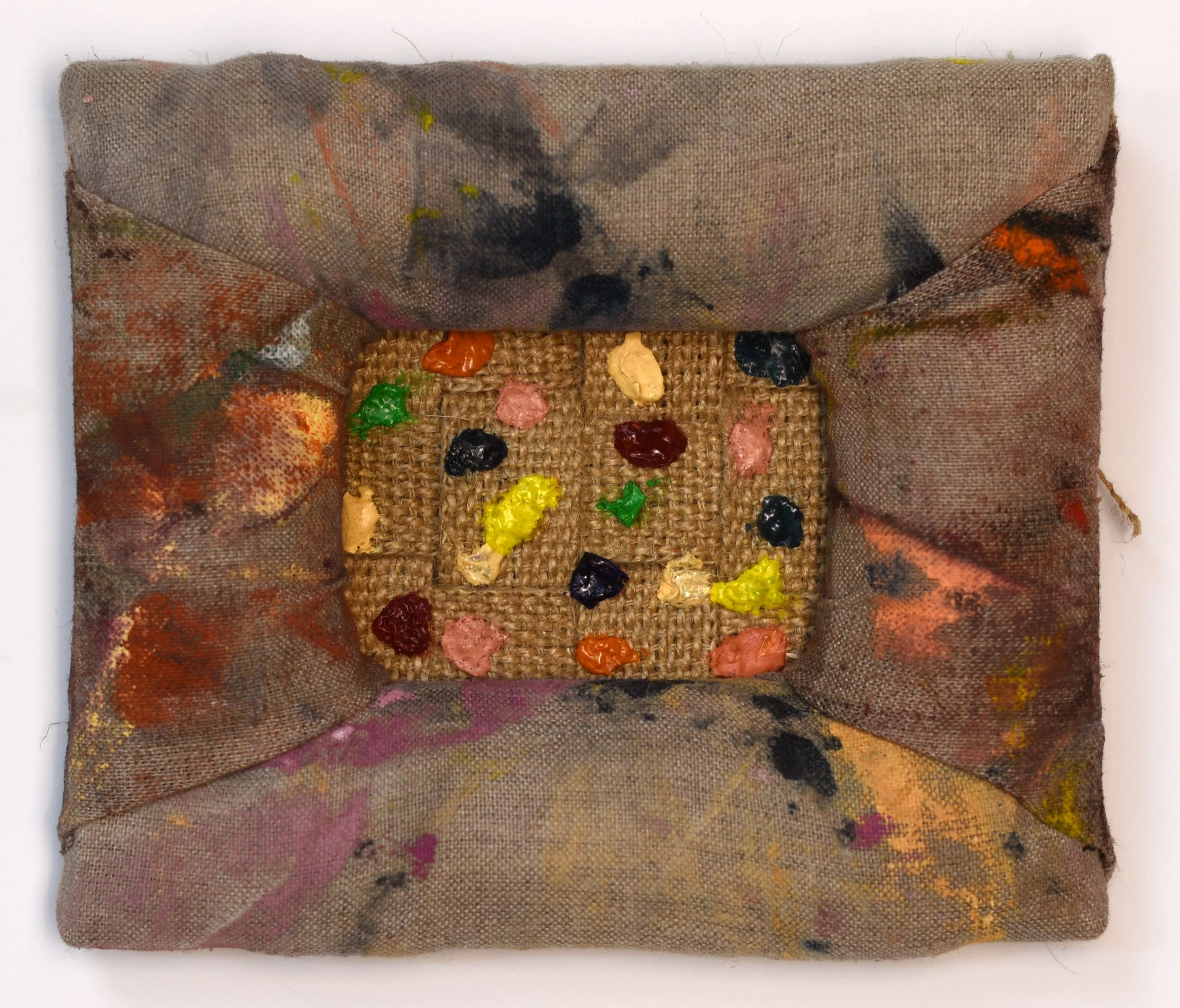 Troiafiore, 2025	
Oil on linen with polyester fill	
16 x 19cm