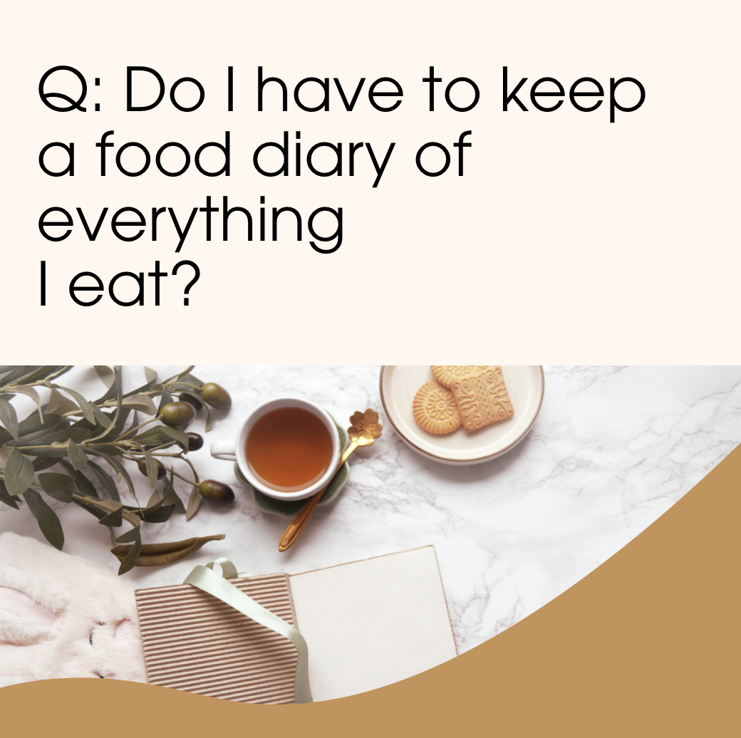 Do I have to keep a food diary of everything I eat to identify my food triggers