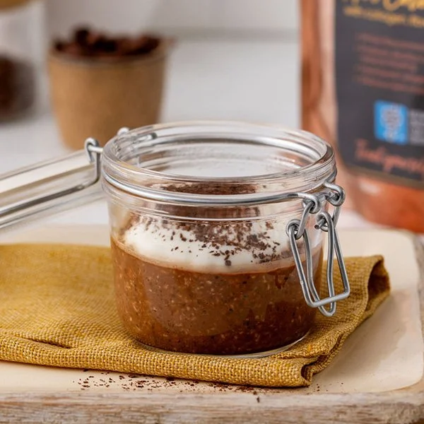 Mocha overnight oats.