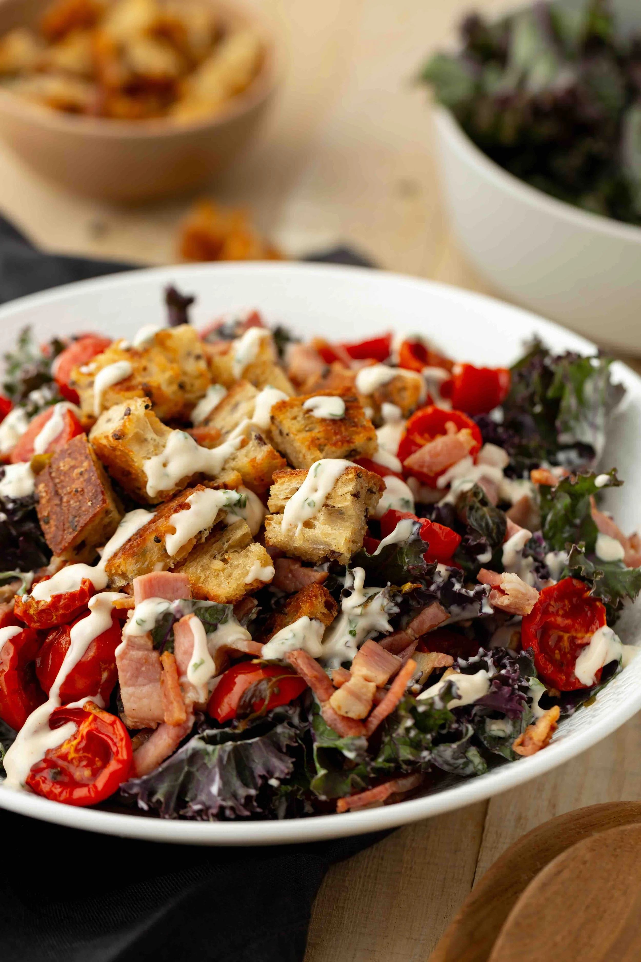 Low FODMAP BKT salad