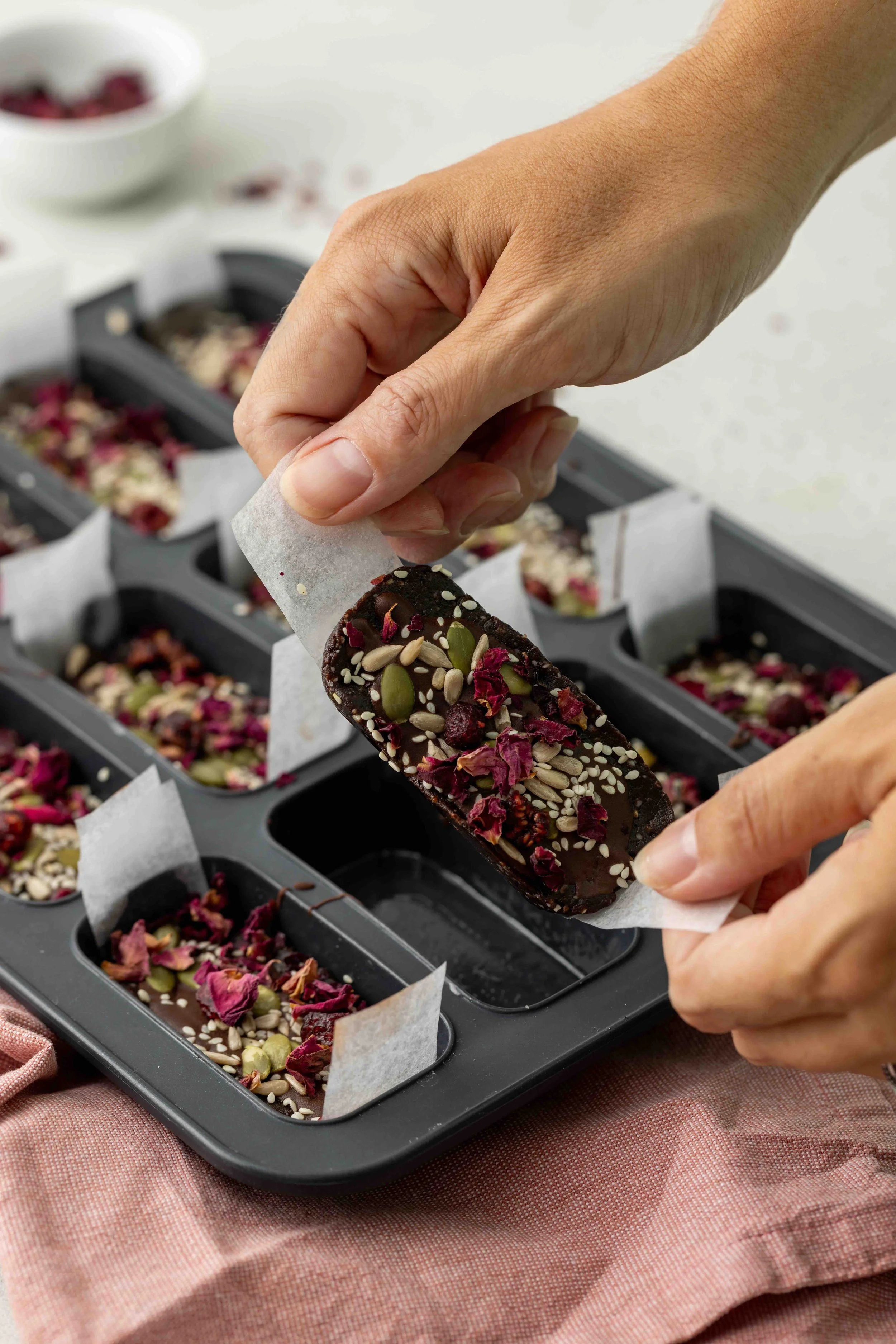 low fodmap no bake brownies