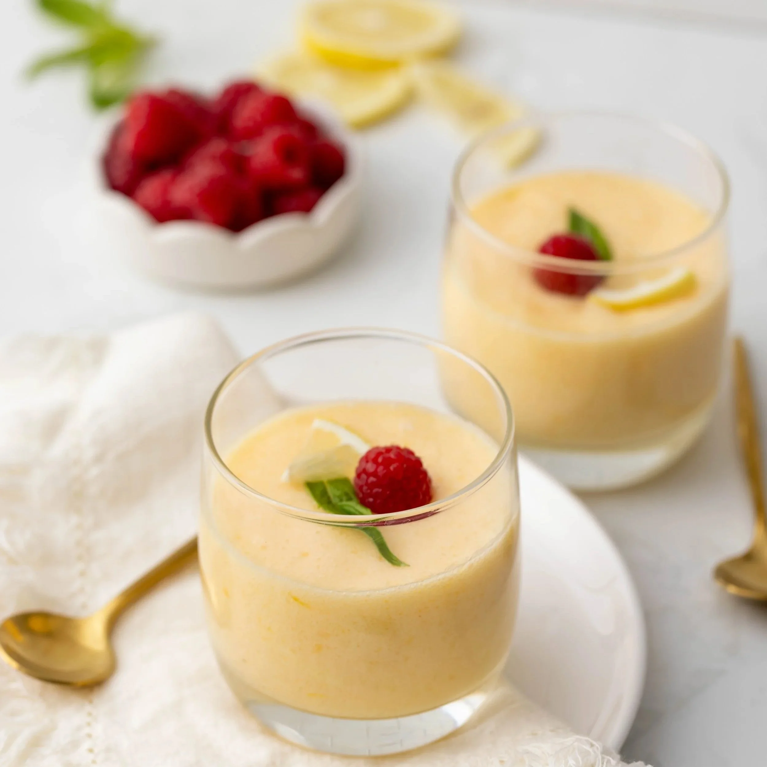Delicious lemon mousse