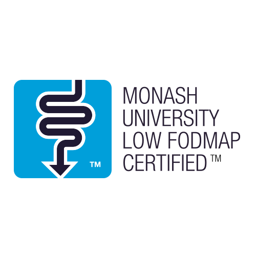 Low fodmap certification by Monash University
