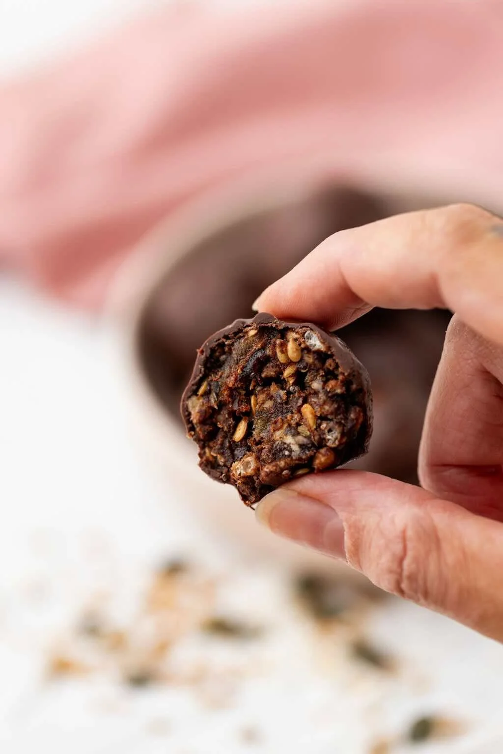 low fodmap seeded chocolate treat