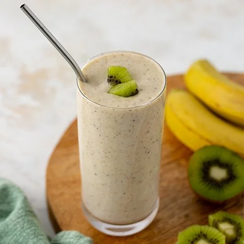 low fodmap Low FODMAP Kiwi Vanilla Glow Smoothie