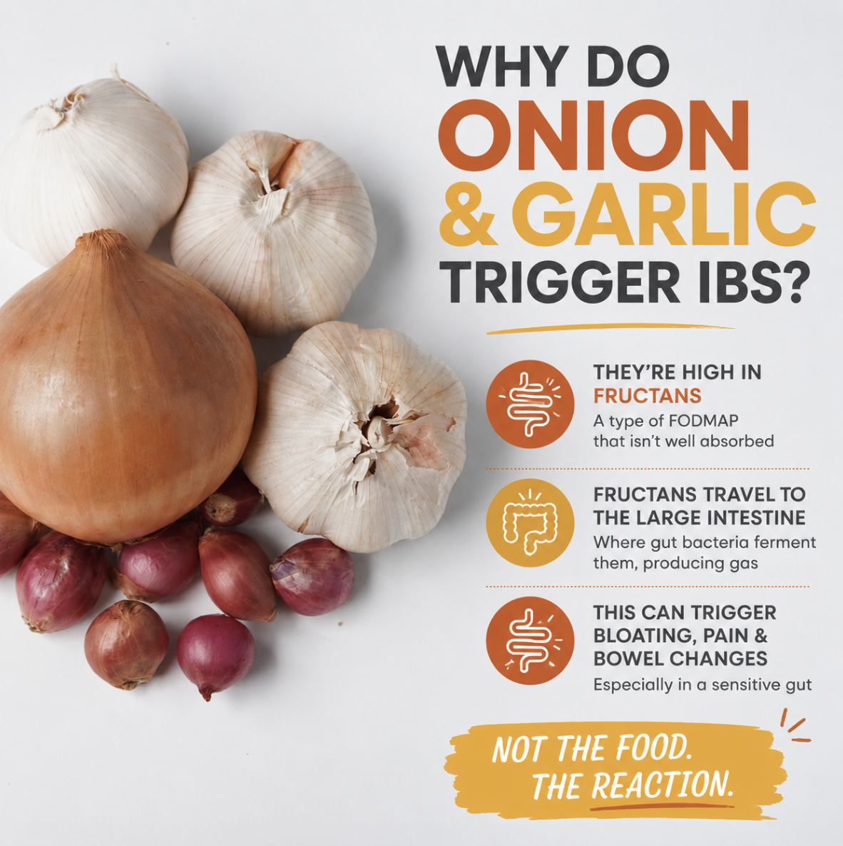 Why do fructans trigger gut health symptoms