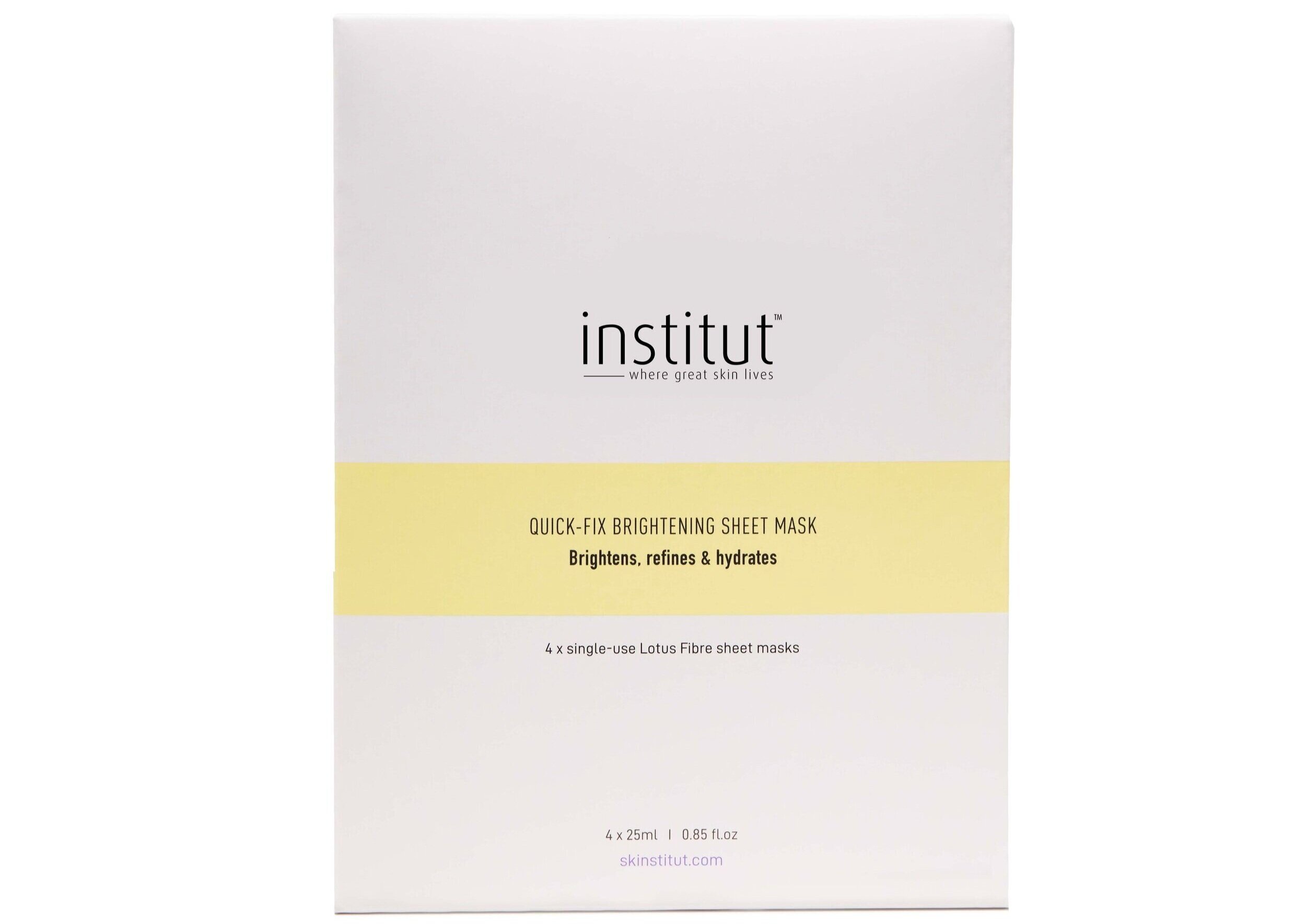 QUICK-FIX BRIGHTENING SHEET MASK - 4 X 25ML