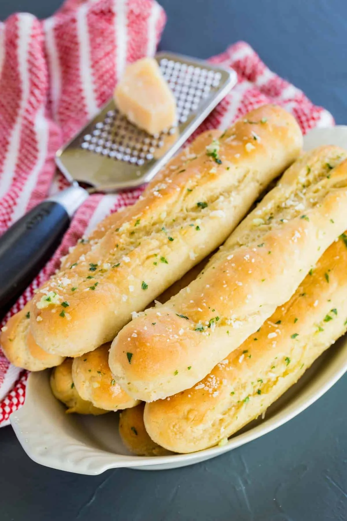 6/23 - Garlic Parmesan Breadsticks (6 breadsticks) - $6