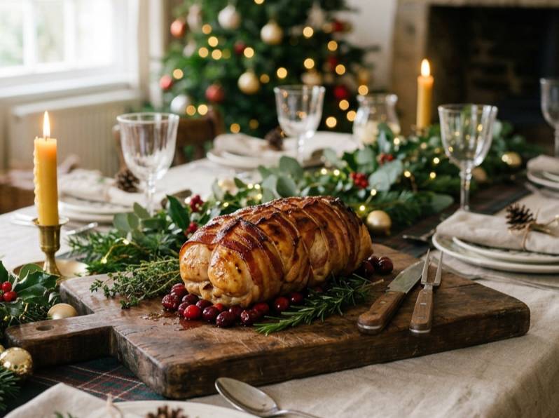 FREE RANGE BONELESS CHRISTMAS TURKEY BREAST ROLL
