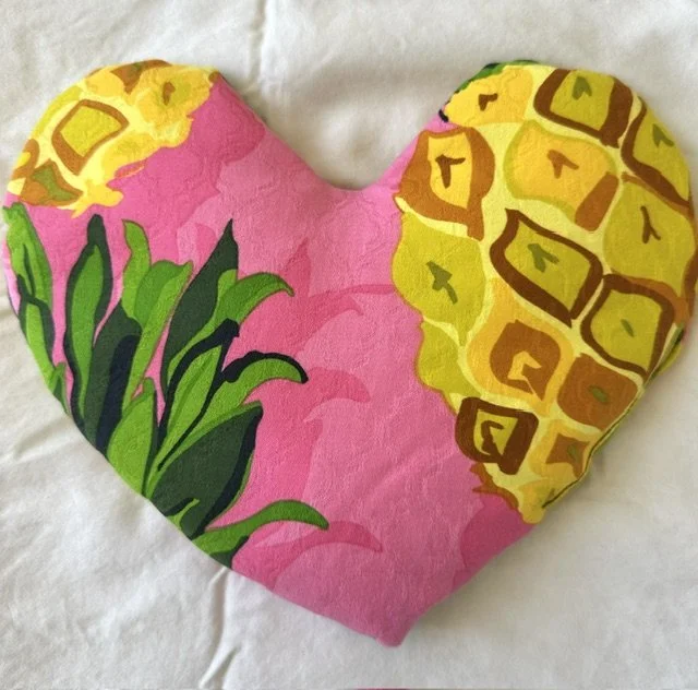 Pineapple Heart-Shaped Sleep Pillow