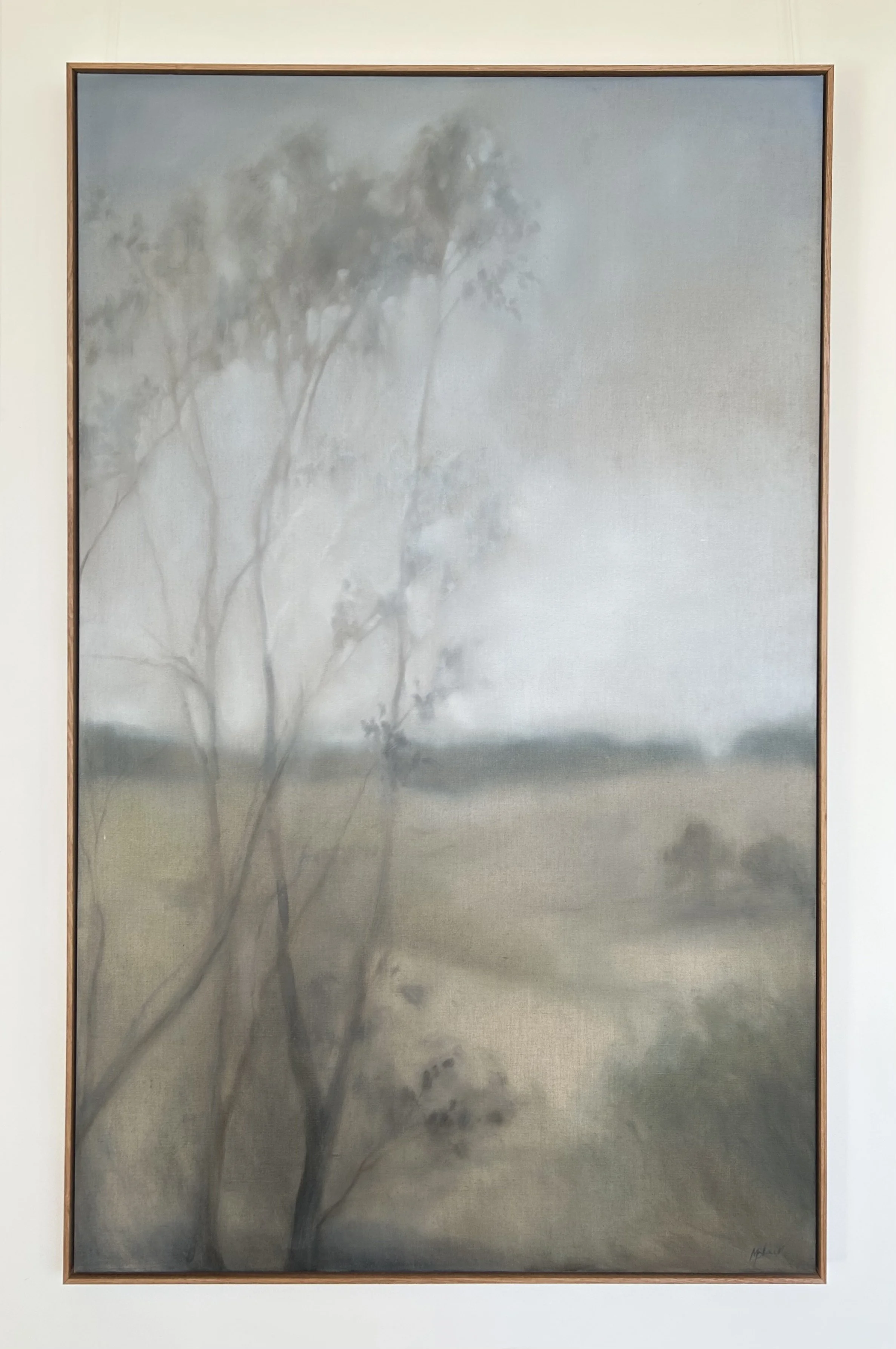 New Growth, 2026
Oil on linen framed in oak. 147 x 92 cm
$5,600