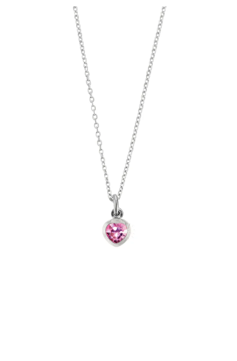 HERZ | SCOUT HALSKETTE SILBER, PINK