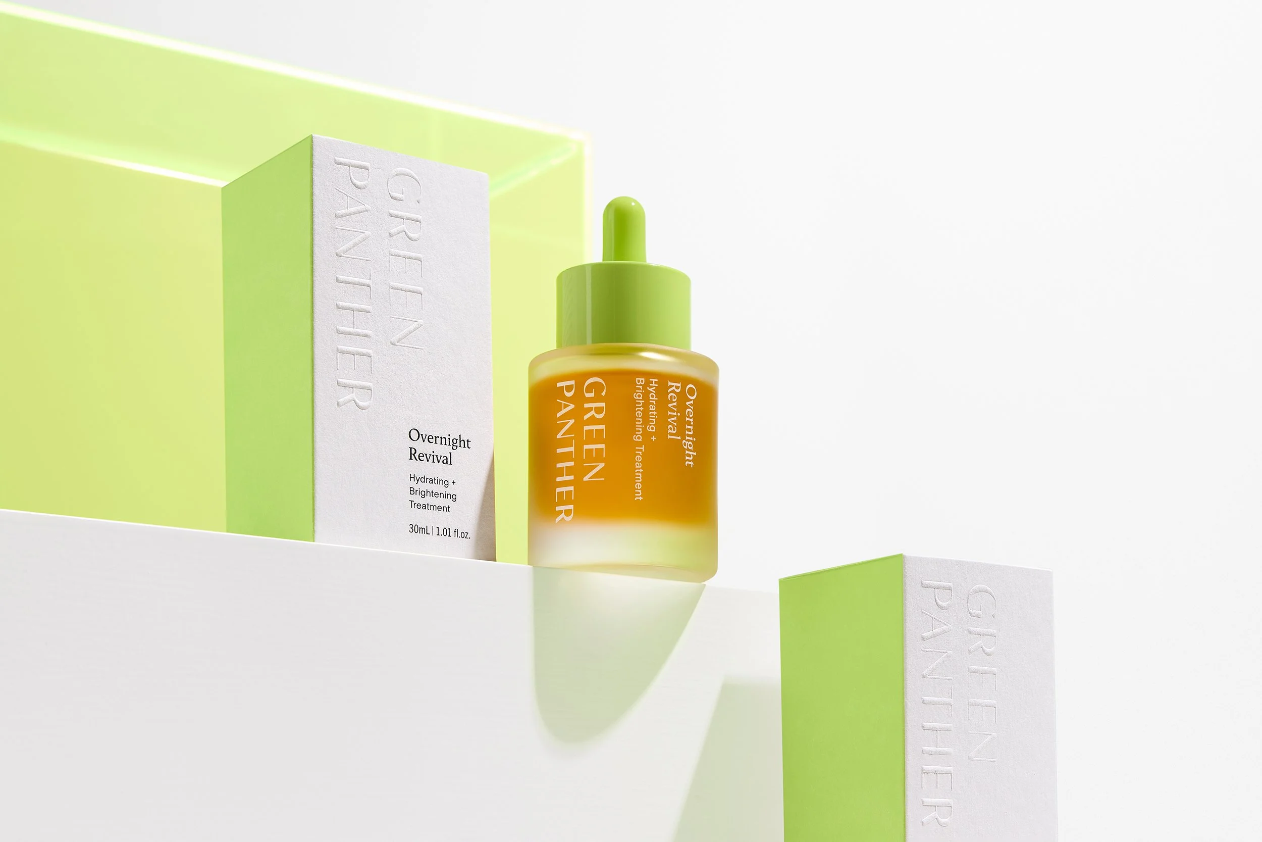 Green Panther Skincare Packaging Design