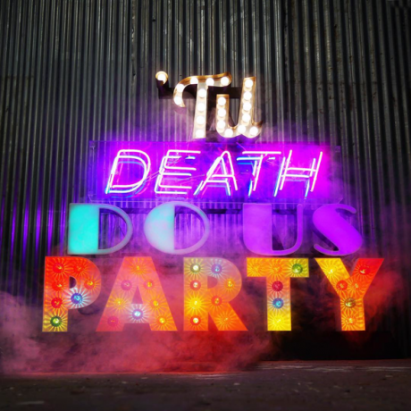 Til Death Do Us Party neon wedding sign