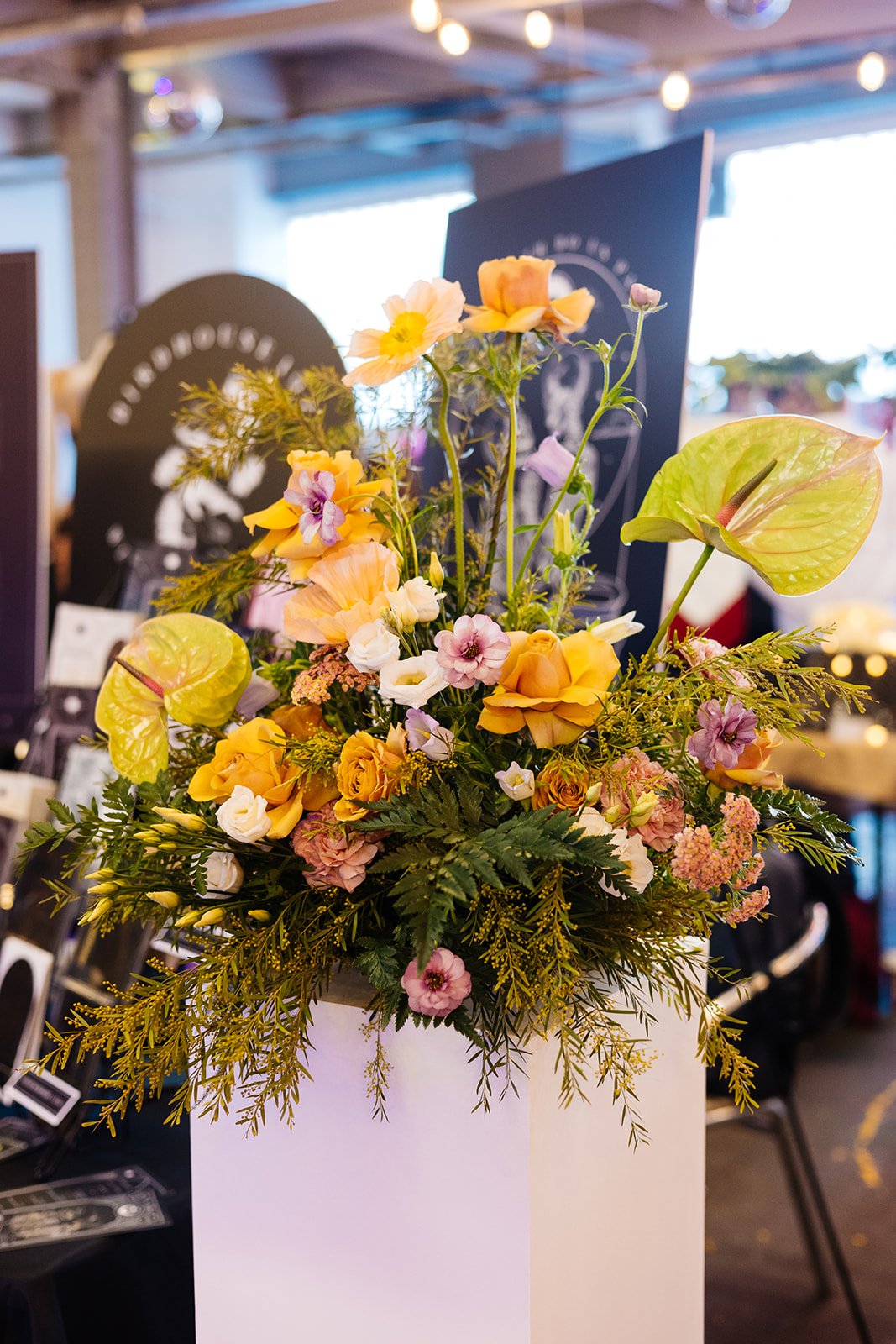  A colourful bouquet at The Un-Wedding Show Sheffield. 