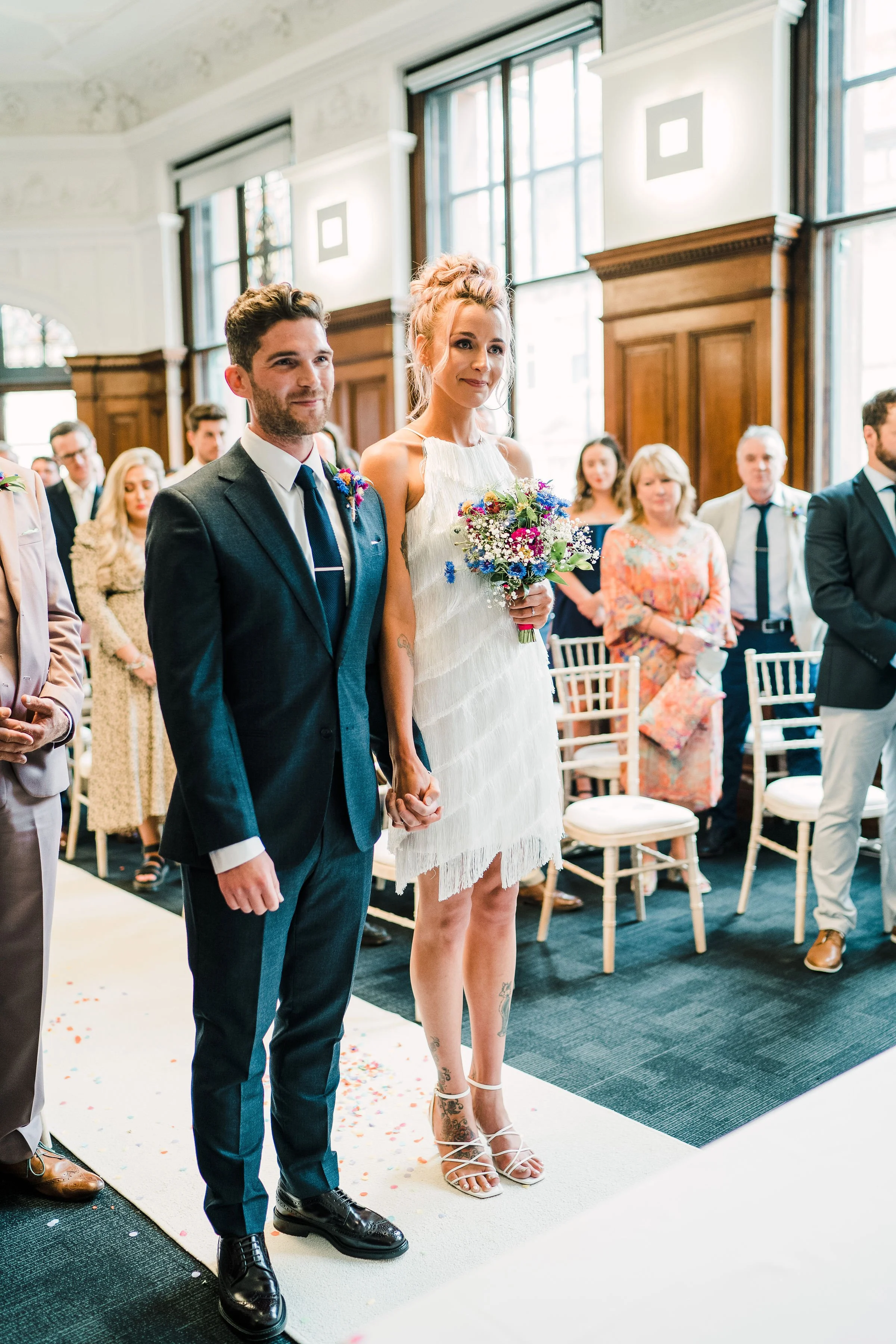 wedding style— A Laid Back Manchester Registry Office Wedding And