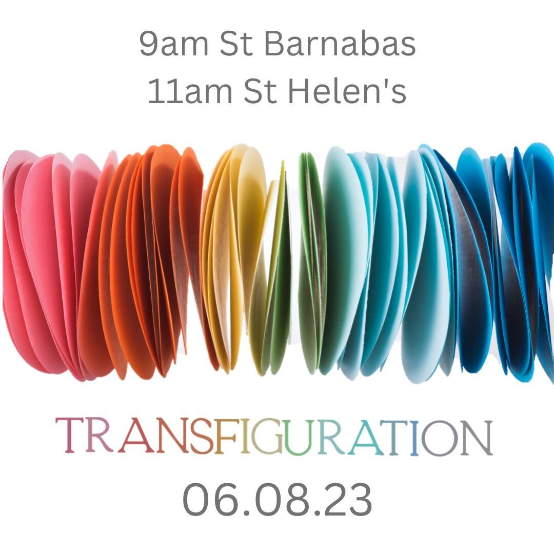 SUNDAY SERVICE | 06.08.23

9am St Barnabas
11am St Helen's

We look forward to seeing you tomorrow for our Sunday service looking at Transfiguration.

See you there!

 #christchurchore #sthelensore #stbarnabas #Transfiguration #churchofengland