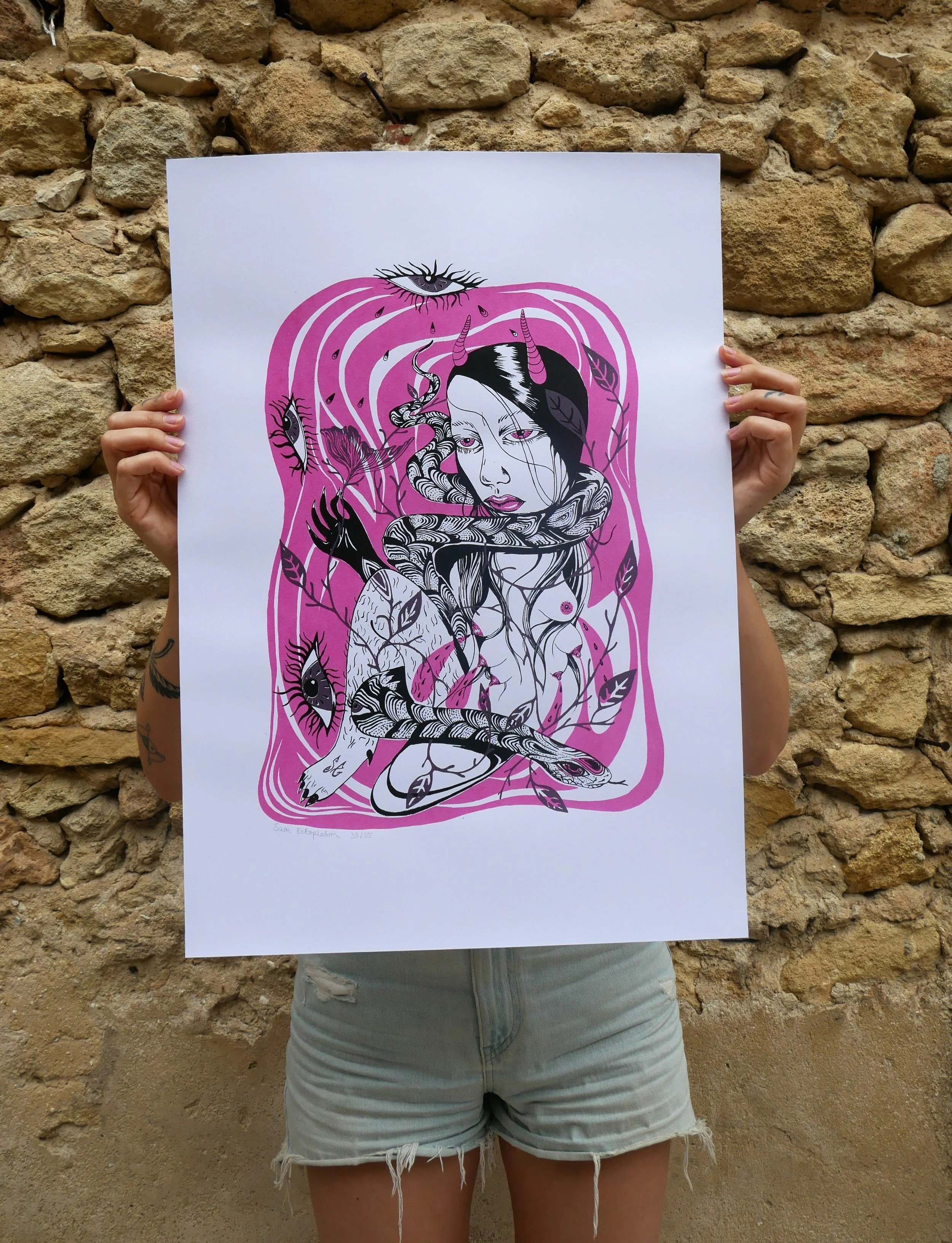 Faunette - Sérigraphie3 couleurs