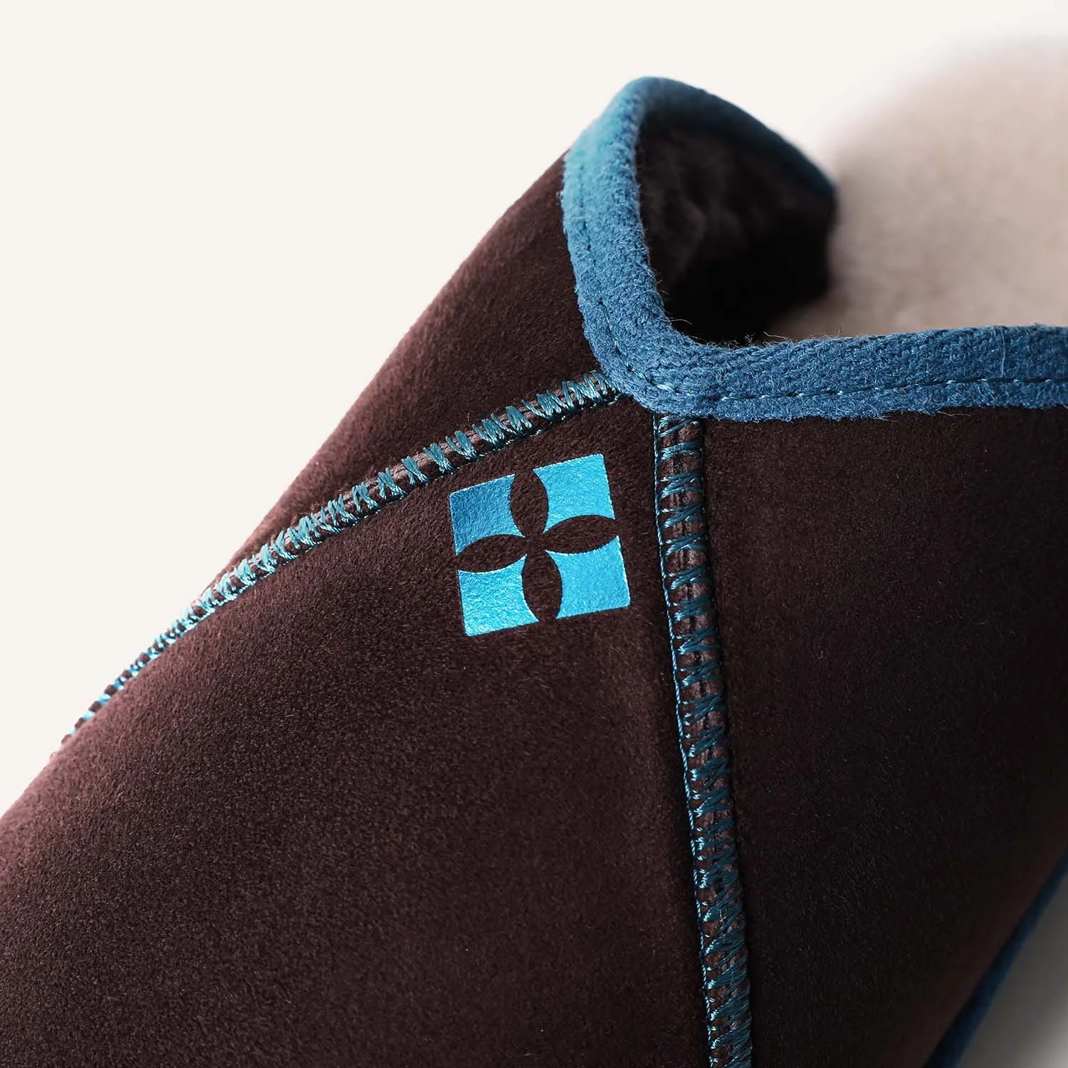 Brown Sheepskin Slippers, Custom Made