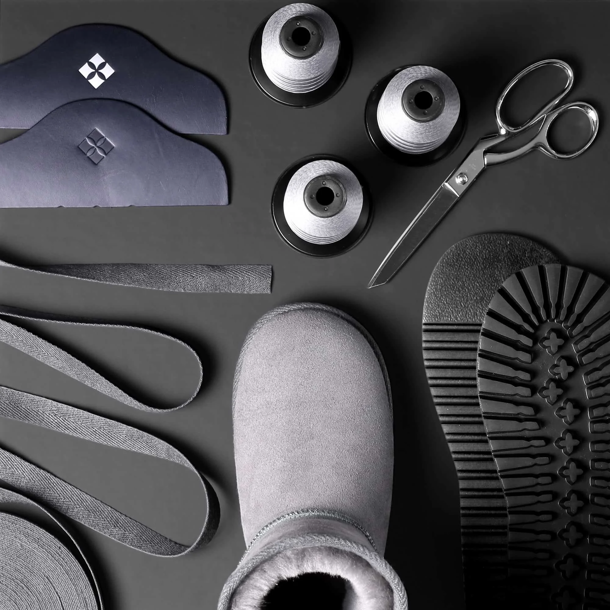 Grey Sheepskin Boots & Slipper Boots