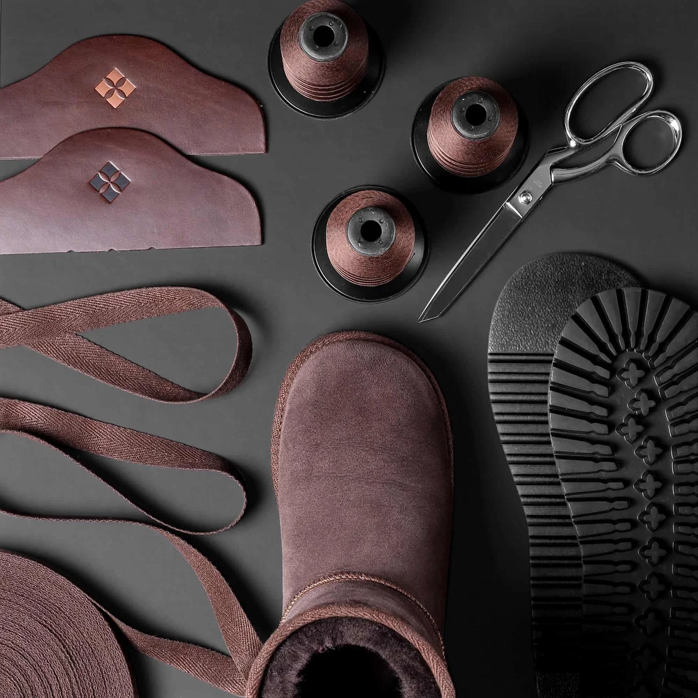 Slipper-boots made with real sheepskin and hard — Xanthe Anna  Sheepskin Boots and Slippers UK