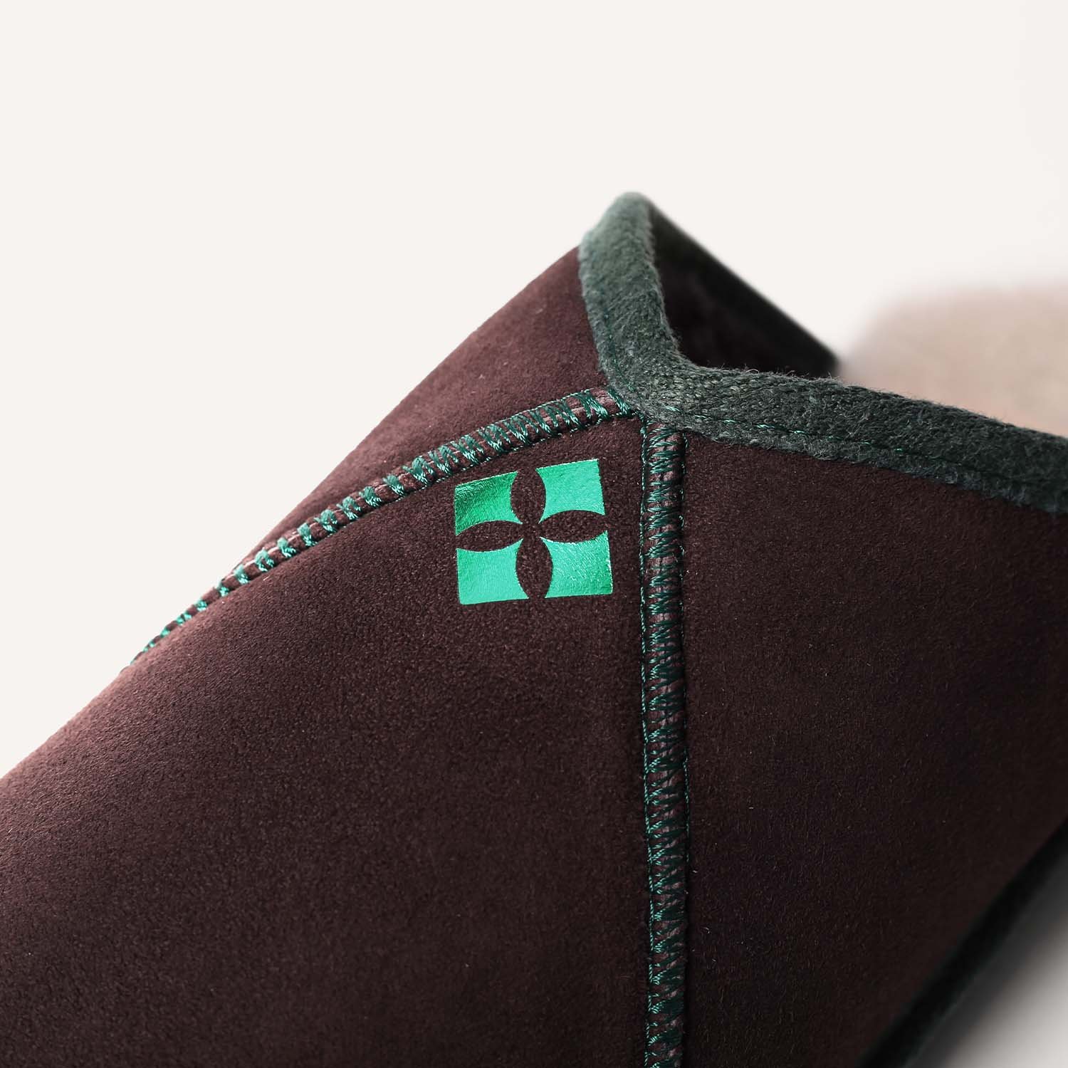 Brown Sheepskin Slippers, Custom Made