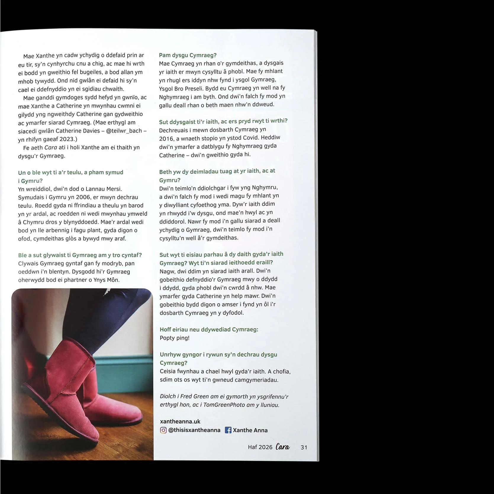 Cara Magazine - Cylchgrawn Cara - Summer - Haf - 2026 