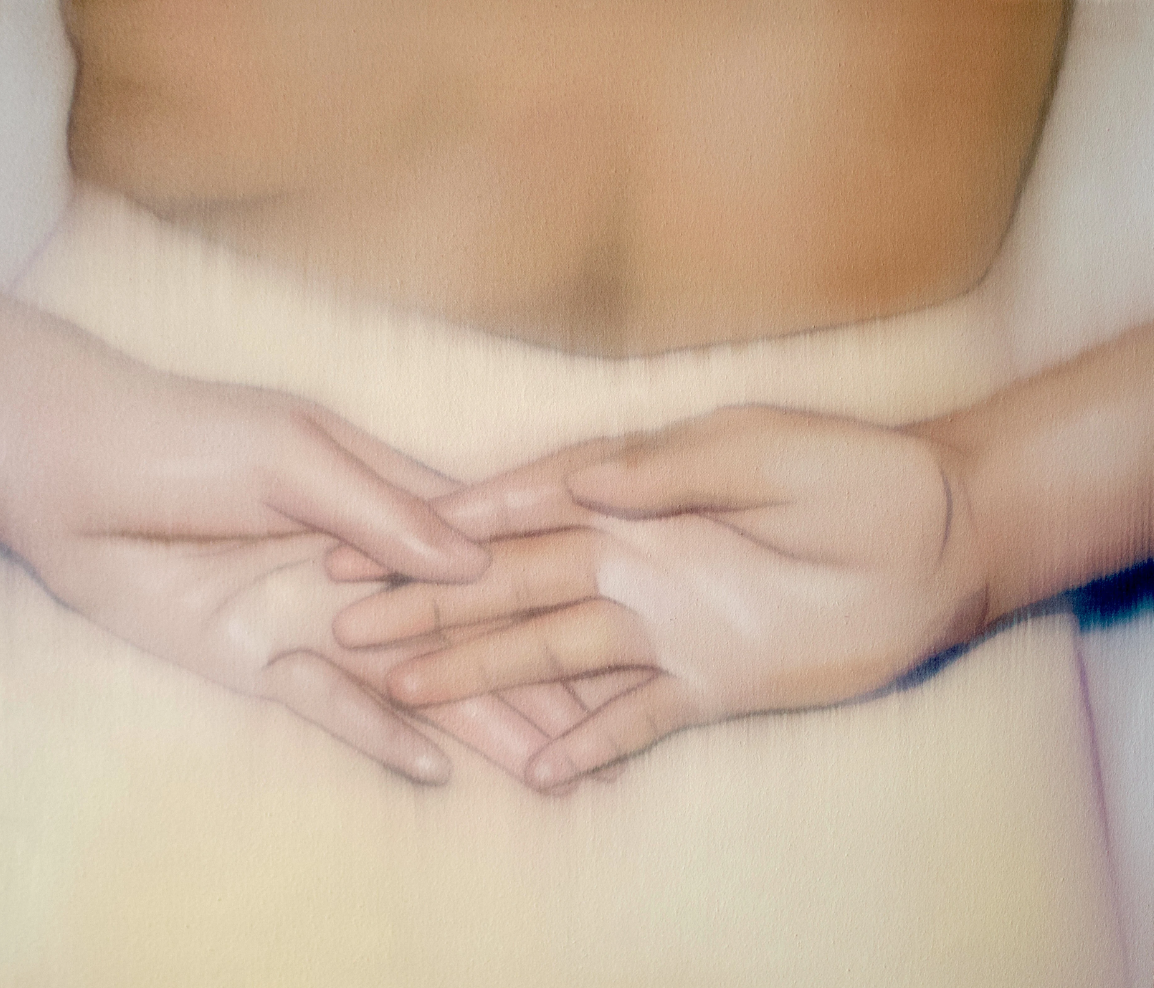 Johanna Bath,
Half/half, 2025,
Oil on Canvas,
60 × 70 cm,
Private collection. New York, USA
