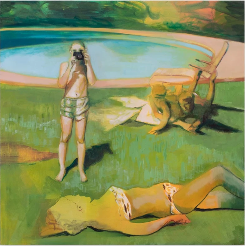 Kate Gottgens,
Suburban Erotic, 2023
Oil on canvas,
140 x 140 cm. Private collection. Beirut, Lebanon