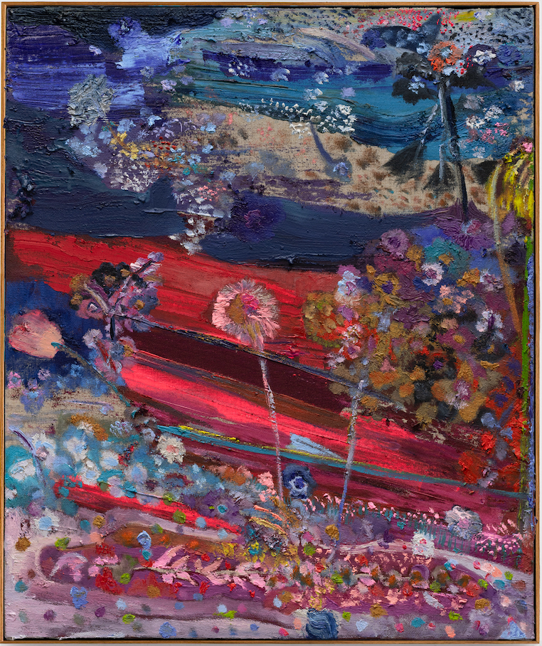 Thalita Hamaoui,
Resto da vida, 2025
Oil, oil bar and pigments on linen,
60 x 50 cm
