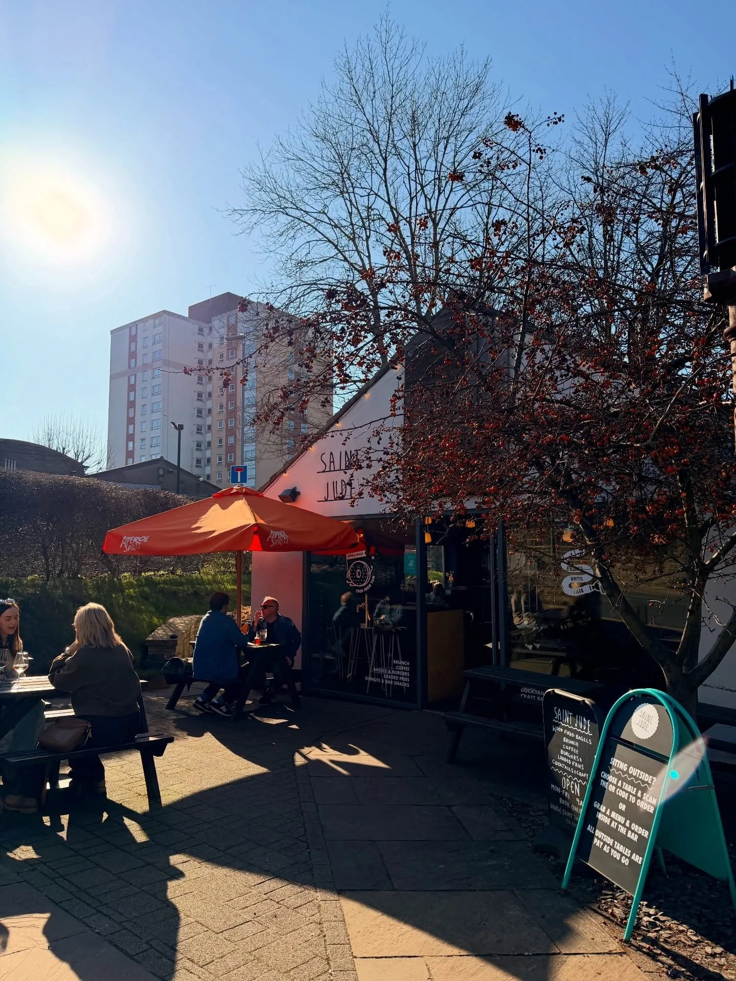 It&rsquo;s official, the door is propped open! 

Who knows how long for but we&rsquo;re enjoying the yellow ball in the sky and just being able to welcome you lot outside whilst it lasts x