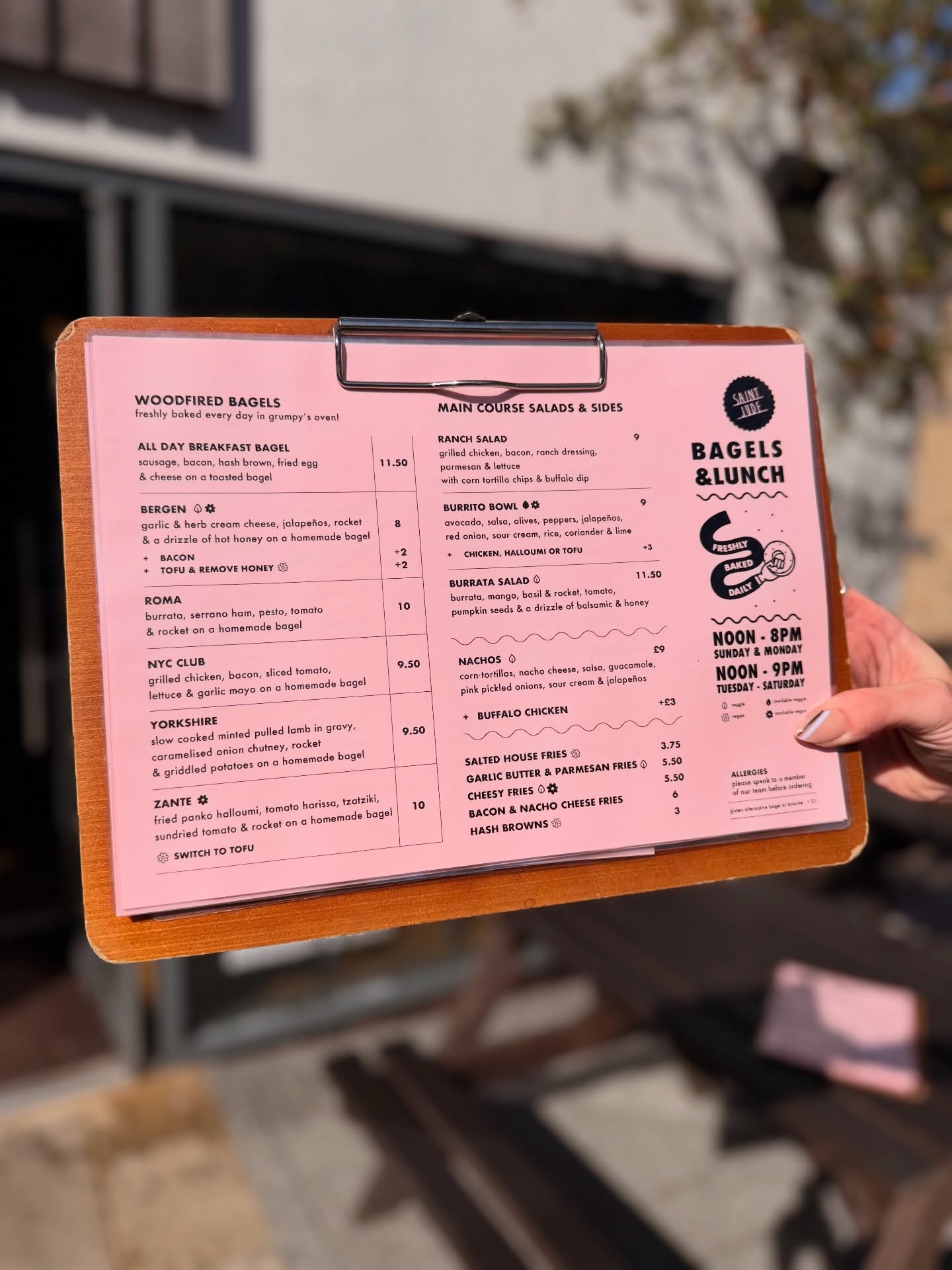 💖 S P R I N G  M E N U  D R O P

Photo obviously taken when the weather was glorious and not totally shit. But it is only April so we&rsquo;ll get a grip. 

Anyway take a look and maybe swing by this weekend?x