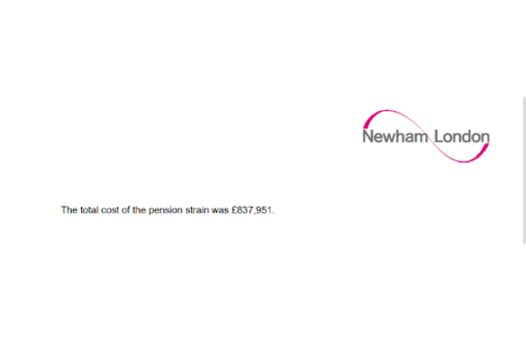 Again. It’s worse than we thought. £3 million down the drain.