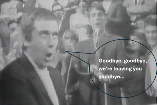 Saying Goodbye.