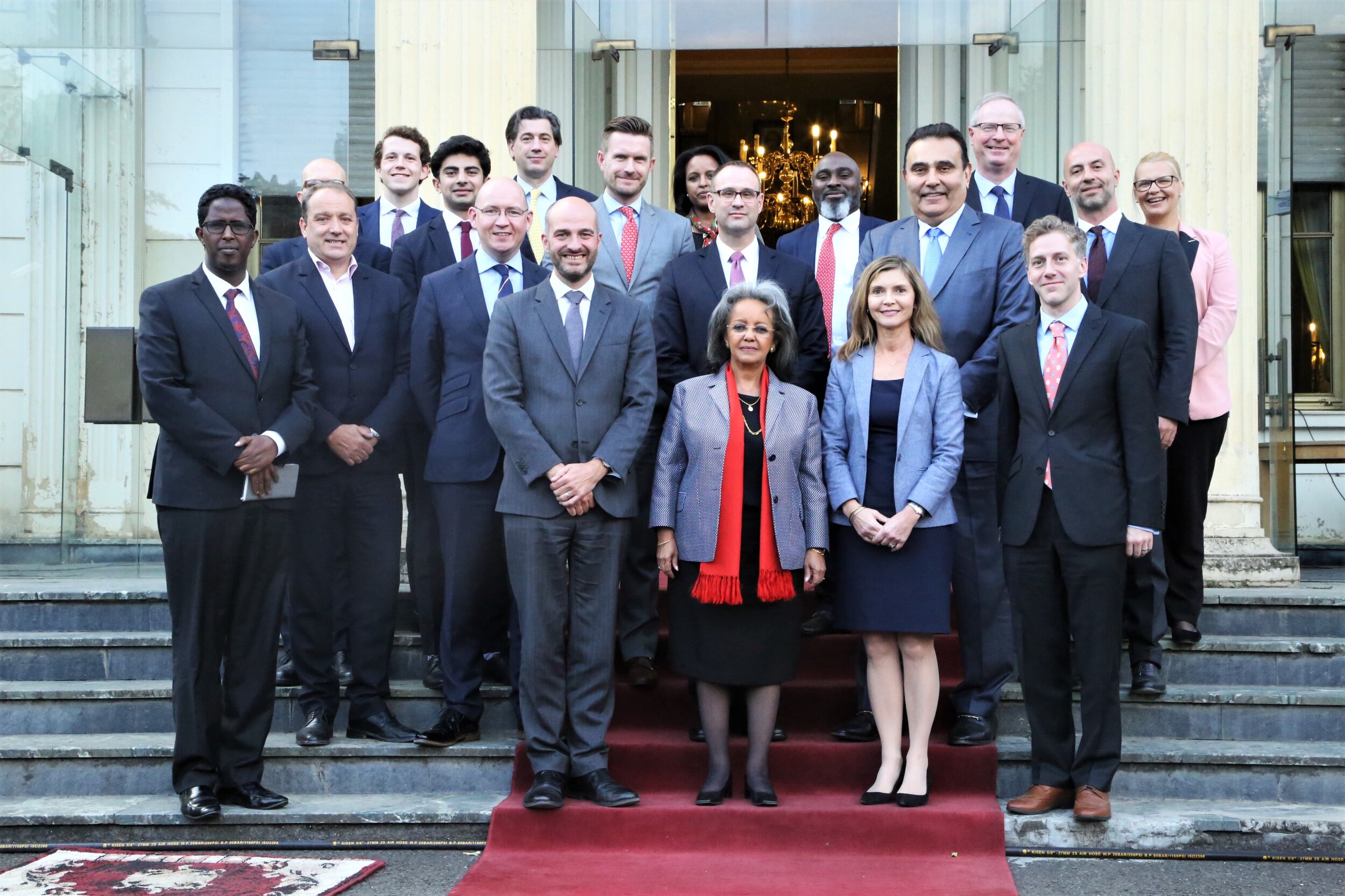 H.E. Sahle-Work Zewde, President of Ethiopia, with members of the Invest Africa Investor Mission to Ethiopia 2019