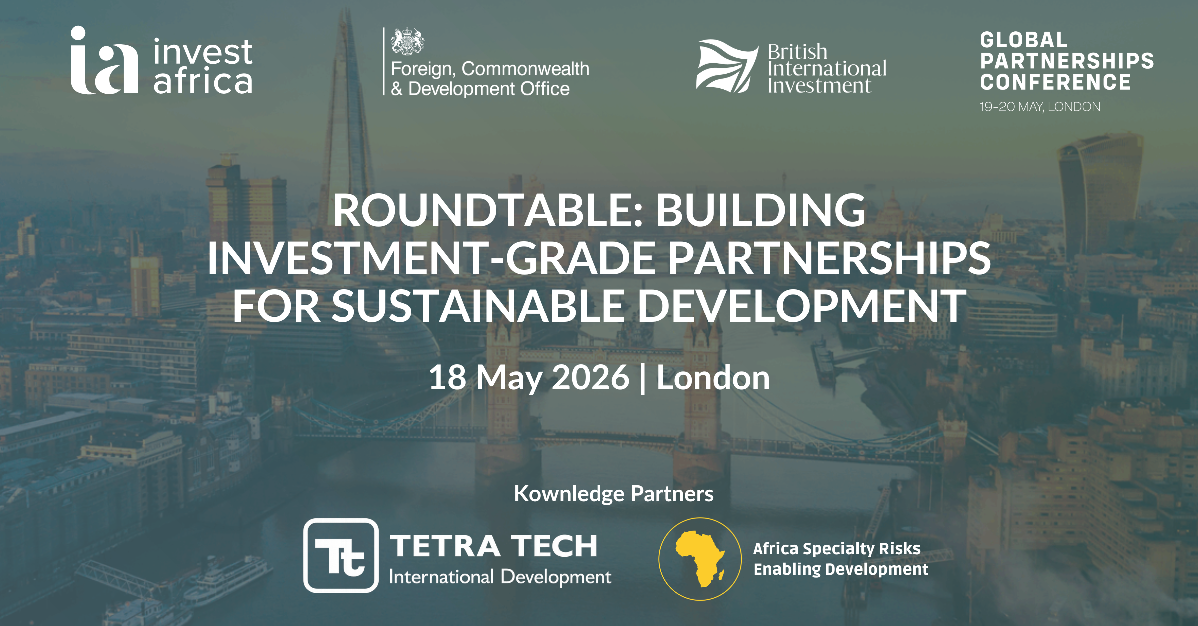 Roundtable: Building Investment-Grade Partnerships for Sustainable Development
