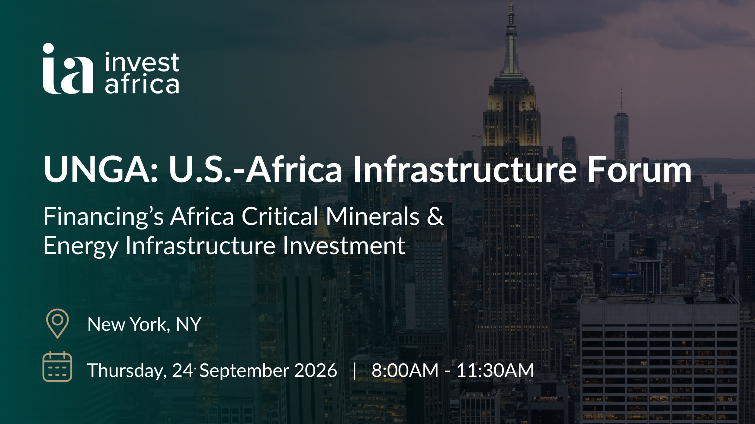 UNGA: U.S.-Africa Infrastructure Forum