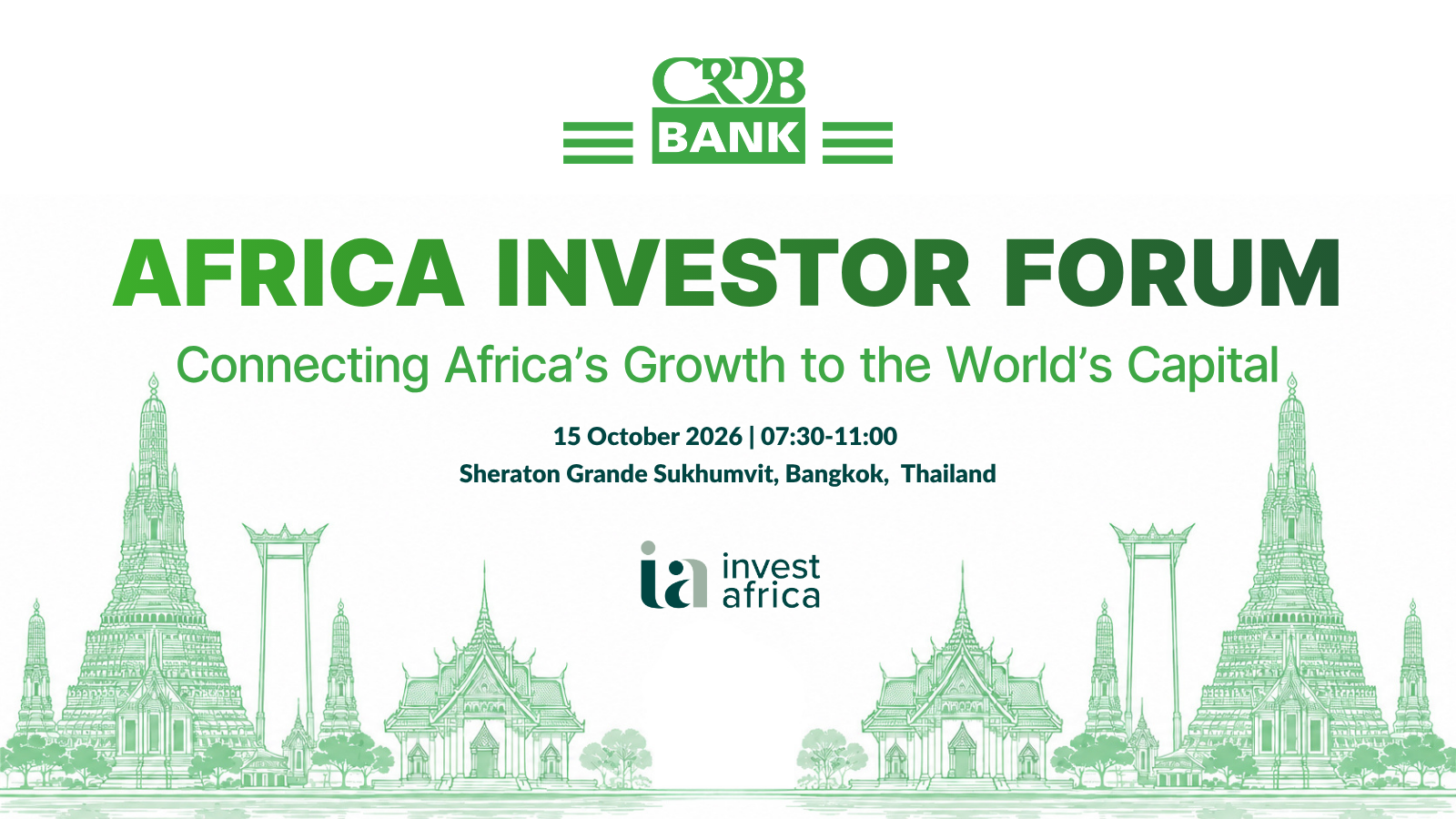 Africa Investor Forum: Connecting Africa’s Growth to the World’s Capital