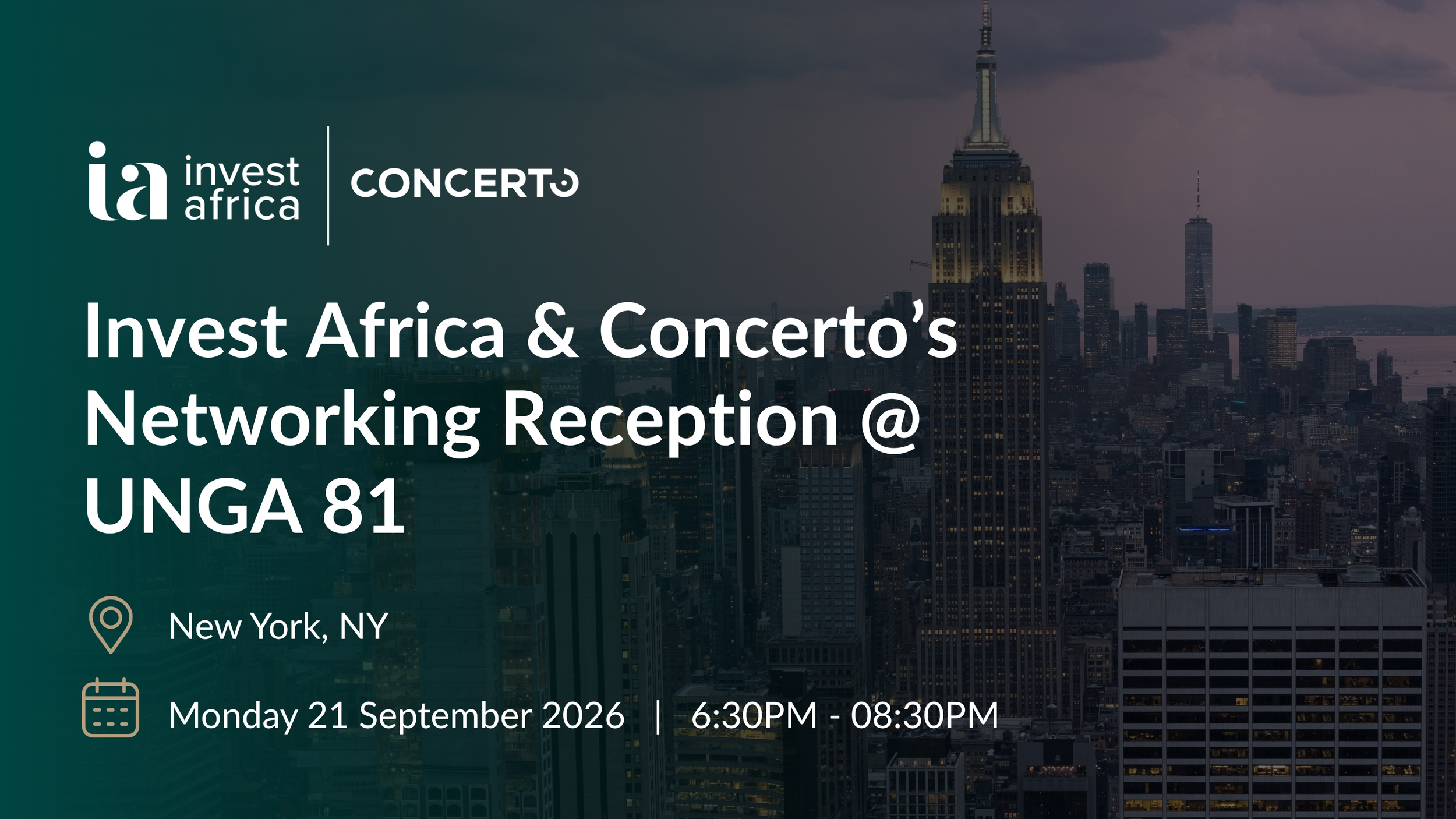 Invest Africa and Concerto’s Networking Reception @ UNGA 81