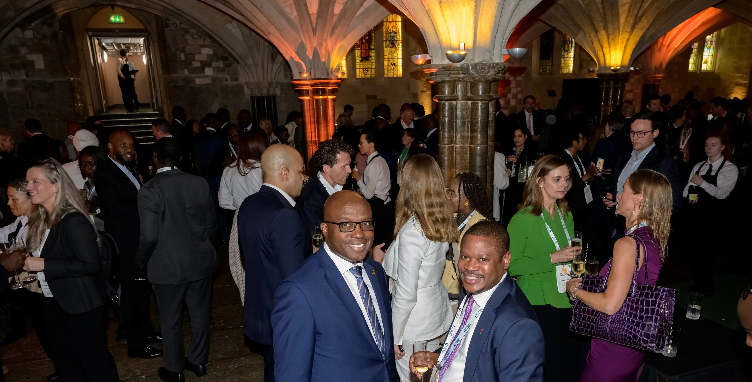 Guests enjoying the Closing Reception at The Africa Debate 2026.
