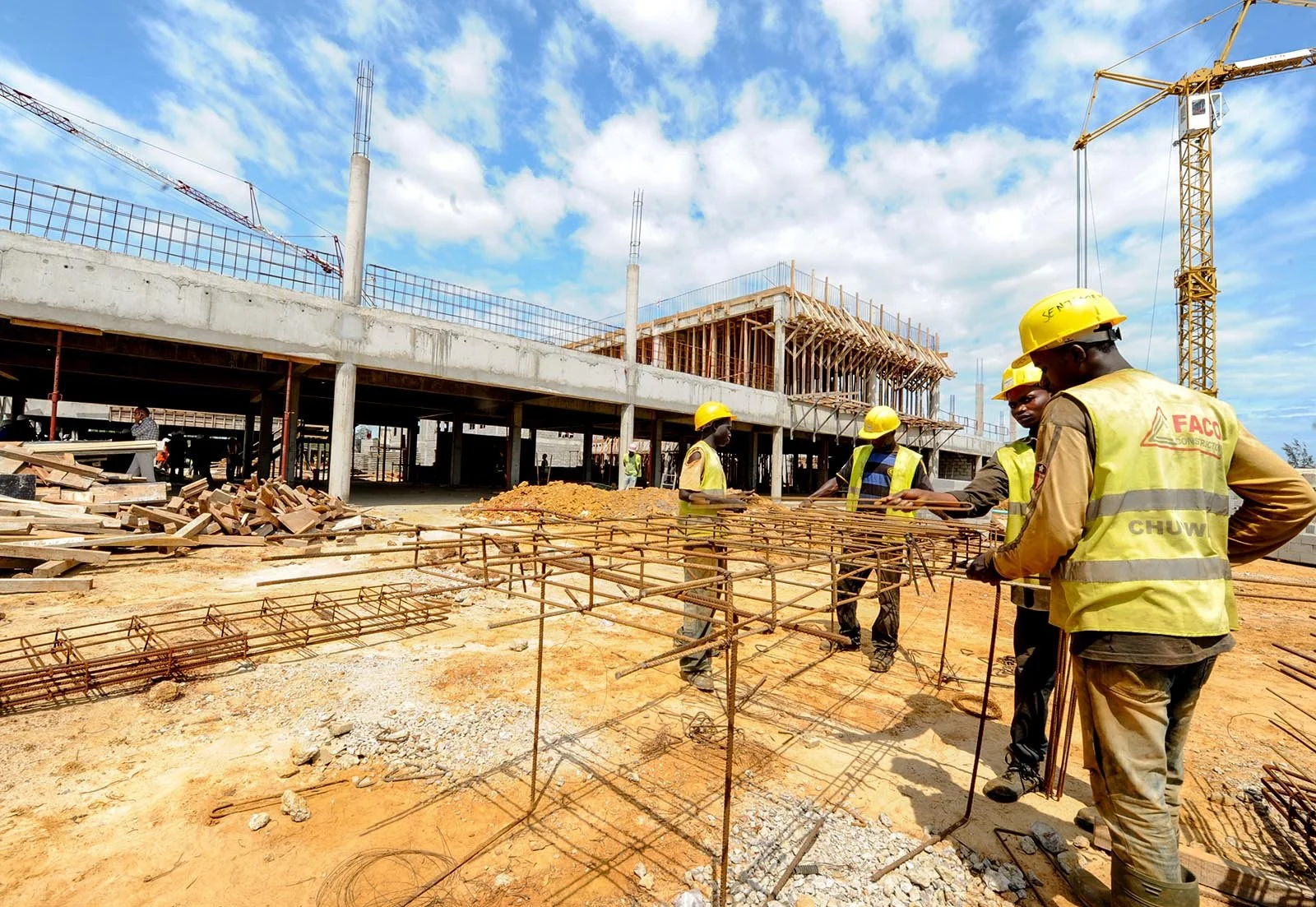 Construction and engineering project in Africa