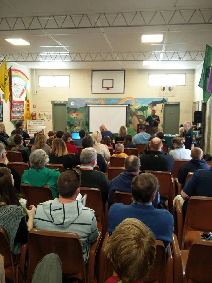 An event at the hall with our new lighting